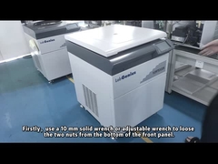 A instalação do motor para o redemoinho 6K do centrifugador de Cence, DL-6M, redemoinho 22K