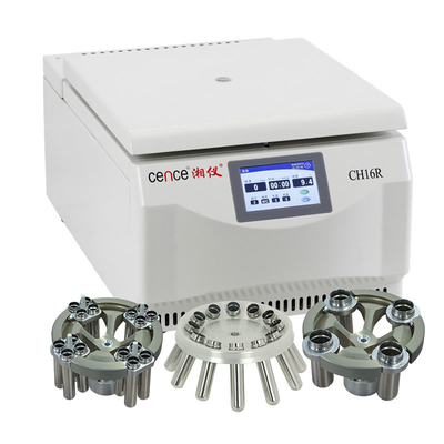 Centrifugador de baixa velocidade refrigerado da coleção CH16R do sangue do centrifugador com rotor do balanço