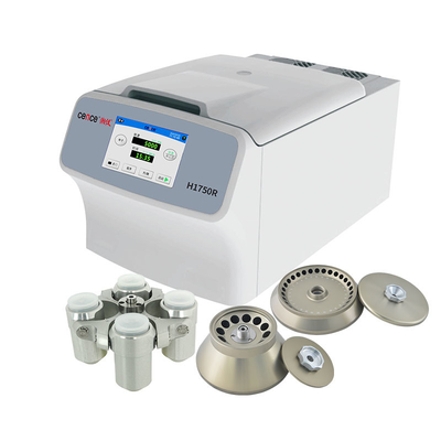 Benchtop refrigerou o centrifugador H1750R para o micro tubo Vacutainer do PCR dos tubos