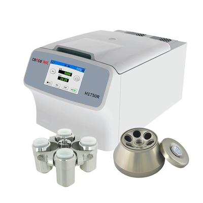 O centrifugador de alta velocidade do tubo do PCR refrigerou o poder da máquina 1000W do centrifugador com o rotor do ângulo do rotor do balanço