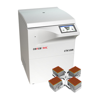 O banco de sangue de Cence centrifuga CTK120R de descoberta automático de baixa velocidade para 120 Vacutainers