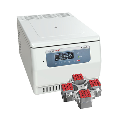 Centrífuga de baixa velocidade 4000 rpm CTK64R para tubos de sangue Vacutainer 64 13x75mm/100mm