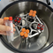 Máquina de centrífuga de sangue horizontal de laboratório com rotor de balde de balanço