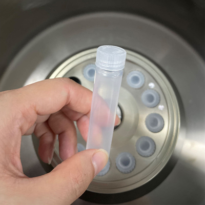 Substâncias médicas de alta velocidade 10 ml tubo de ensaio de fundo redondo com material PPCO e tampa