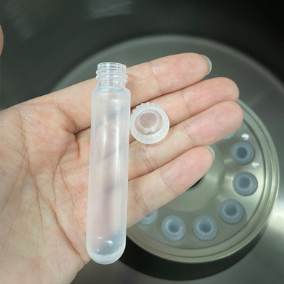 Substâncias médicas de alta velocidade 10 ml tubo de ensaio de fundo redondo com material PPCO e tampa