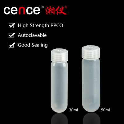 Tubos de centrífugas de alta velocidade autoclavados em 30 ml 50 ml Tamanhos PPCO Material para centrífugas Beckman