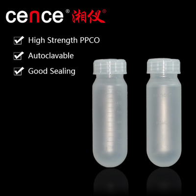 Tubo de centrifugadora de 100 ml de PP para centrifugadora de alta velocidade e separação consistente