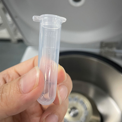 Tubos de colheita de sangue de alta velocidade 5 ml de tubos de ensaio de PP com fundo redondo e tampa máxima RCF 50000xg