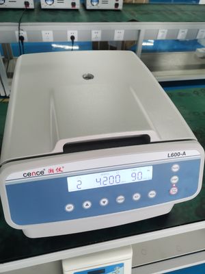 Centrífuga de baixa velocidade Cence L600-A 6000r/min 5120xg 16x15ml