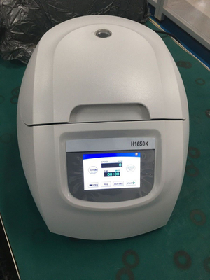 Centrífuga de Laboratório H1650K 16500r/min Velocidade Máxima Capacidade 12x5ml