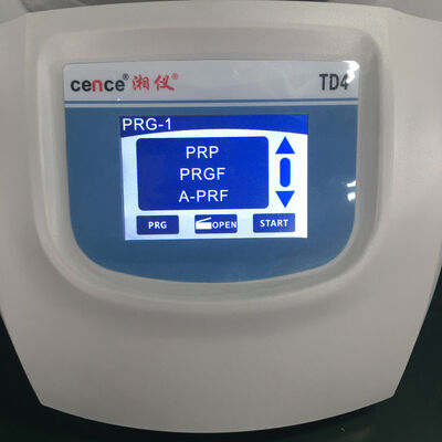 CENCE TD4 Máquina de centrífuga PRP com 4000 RPM, construção em plástico ABS e capacidade de rotor de 8x15 ml para utilização em laboratório
