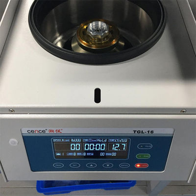 máquina do centrifugador do laboratório 16000rpm de baixo nível de ruído com o rotor do ângulo 24x1.5ml/2ml