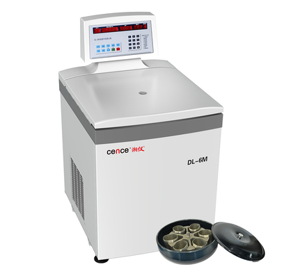 Centrifugador de baixa velocidade DL-6M 6000r/min com os rotores do balanço e o rotor do ângulo disponíveis