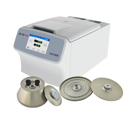 Centrifugador universal de alta velocidade H1750R do micro centrifugador do tubo do PCR dos tubos