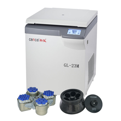 Centrífuga médica GL-23M 4x1000ml com rotores oscilantes e rotores angulares