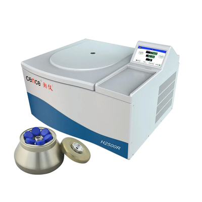 Máquina ultracentrífuga refrigerada com 6x50 ml de ângulo fixo do rotor Velocidade máxima 15000rpm