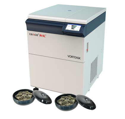 centrifugador 6000r/min refrigerado de baixa velocidade com o rotor do balanço 6*1000ml