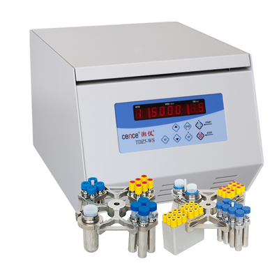 Centrifugador de baixa velocidade de TDZ5-WS para o tubo cônico de 15ml 50ml e o 5ml 7ml Vacutainer